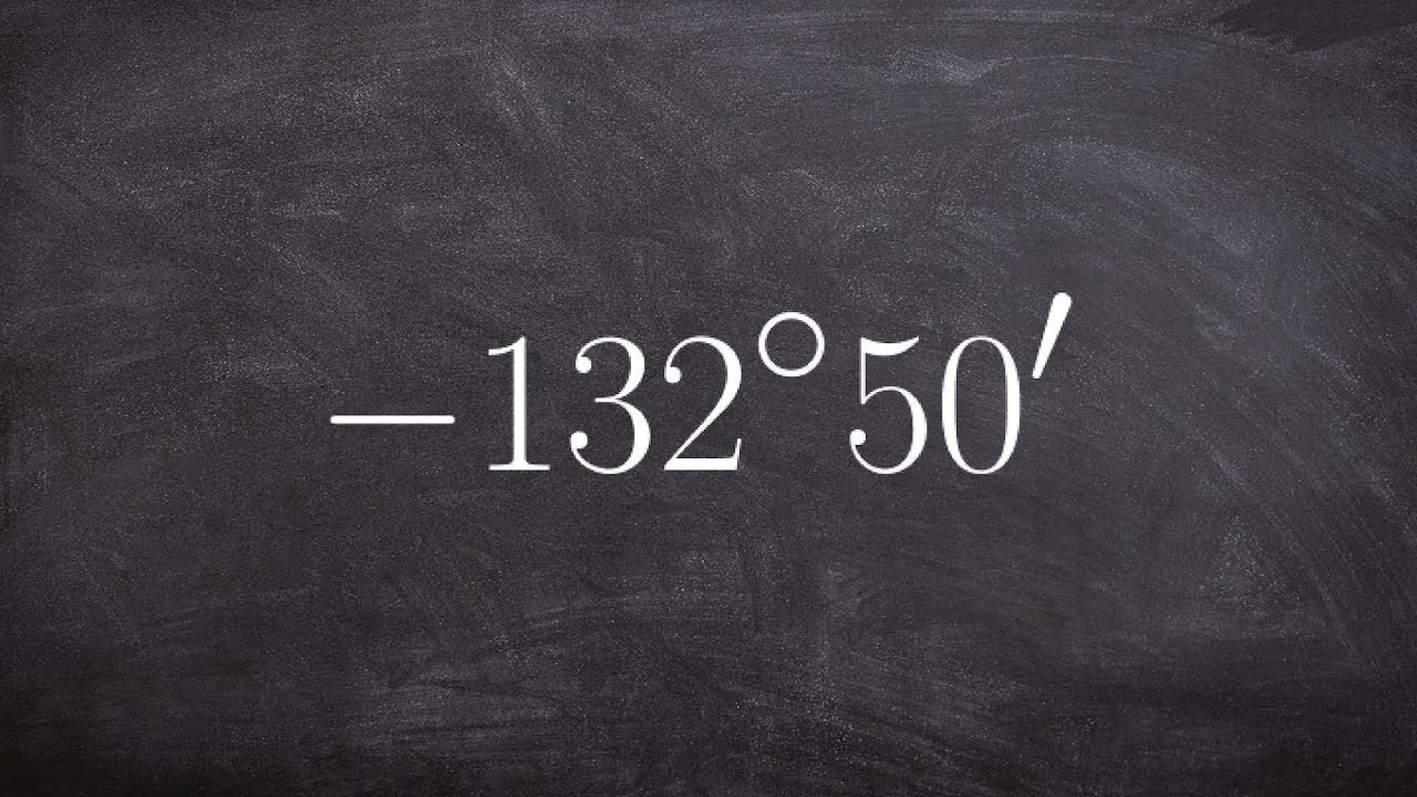 Determine the quadrant an angle is in with degrees and minutes